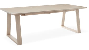 Matbord Wikdal 220x100 cm - Vitpigmenterad ek - Möbler - Bord & matgrupper - Matbord & köksbord