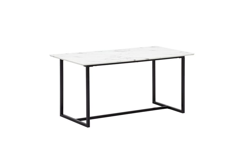 Matbord Wohnling Industriell loftstil, MDF med metallben med gyllene spets Marmor, Vit, 180x90 cm - Marmor, Vit, 180x90 cm - Möbler - Bord & matgrupper - Matbord & köksbord