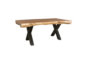 Matbord Wohnling Köksbord i massivt trä med trädstam, lantlig stil - Möbler - Bord & matgrupper - Matbord & köksbord