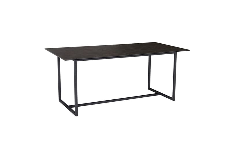 Matbord Wohnling Keramik Klassisk Medar Bas Metallram Svart, marmor svart - Svart, marmor svart - Möbler - Bord & matgrupper - Matbord & köksbord