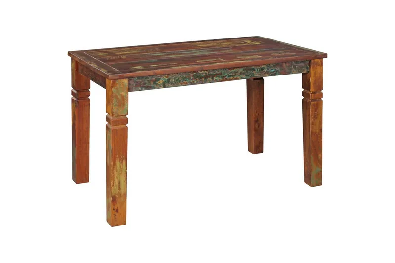 Matbord Wohnling Massivt trä lantstil Återvunnet Mangoträ, 120x70 cm, Återvunnet Mangoträ, 120x70 cm