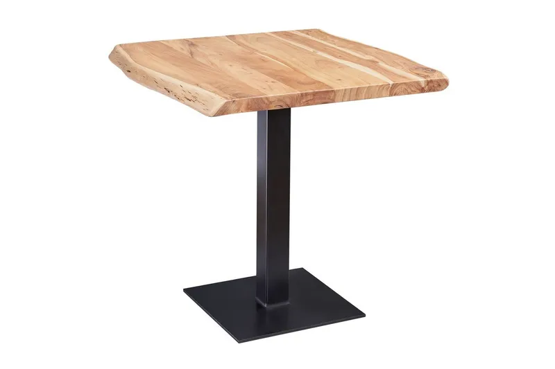 Matbord Wohnling Träkant Solid Trä med Massiva Metallben Industriell, undefined