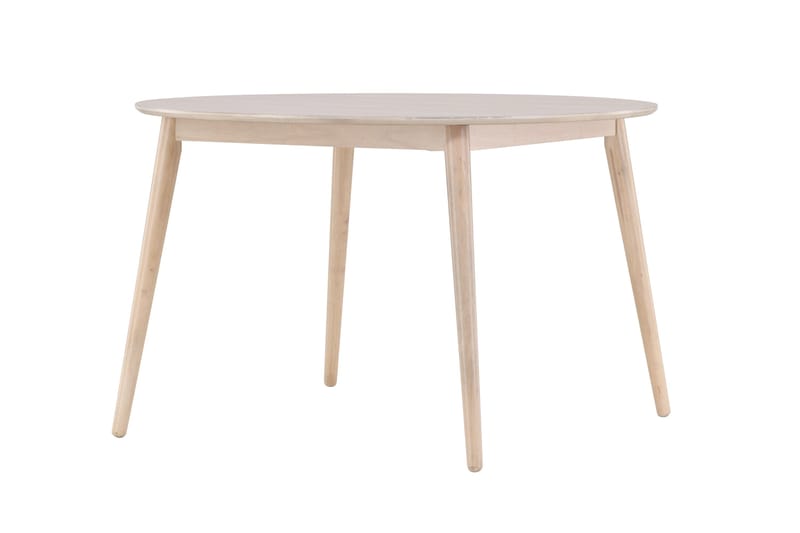 Matbord Peach Flora Dining Table ø120 - Whitewash / Veneer Whitewash - Möbler - Bord & matgrupper - Matbord & köksbord
