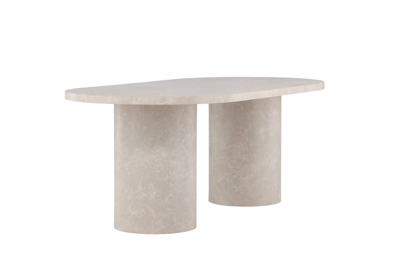 Matbord Peach Narvik Dining Table 100x200 cm - Beige Marblelook / Beige - Möbler - Bord & matgrupper - Matbord & köksbord