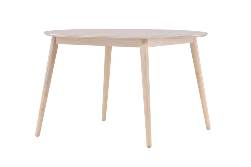 Matbord Peach Flora Dining Table ø120 - Whitewash / Veneer Whitewash - Möbler - Bord & matgrupper - Matbord & köksbord