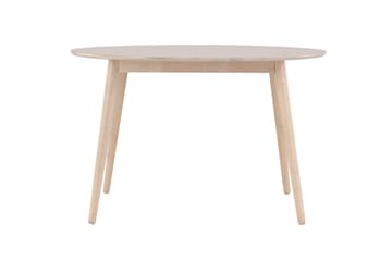 Matbord Peach Flora Dining Table ø120 - Whitewash / Veneer Whitewash - Möbler - Bord & matgrupper - Matbord & köksbord