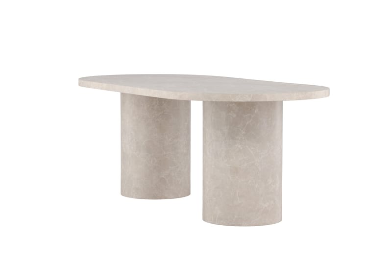 Matbord Peach Narvik Dining Table 100x200 cm - Beige Marblelook / Beige - Möbler - Bord & matgrupper - Matbord & köksbord