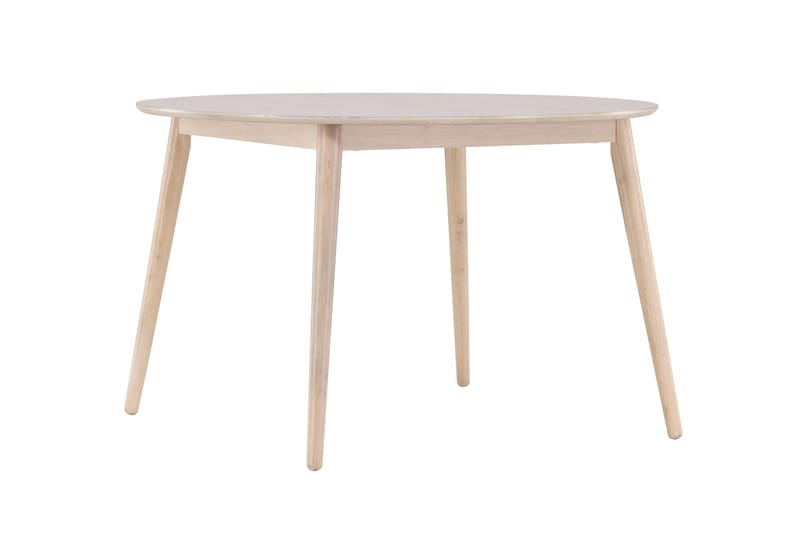 Matbord Peach Flora Dining Table ø120 - Whitewash / Veneer Whitewash - Möbler - Bord & matgrupper - Matbord & köksbord