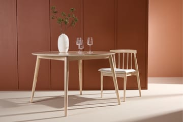 Matbord Peach Flora Dining Table ø120 - Whitewash / Veneer Whitewash - Möbler - Bord & matgrupper - Matbord & köksbord