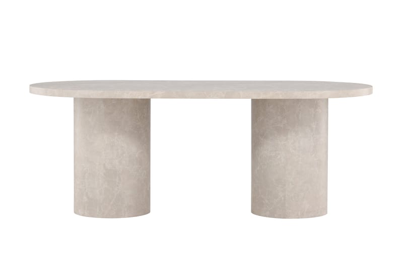 Matbord Peach Narvik Dining Table 100x200 cm - Beige Marblelook / Beige - Möbler - Bord & matgrupper - Matbord & köksbord