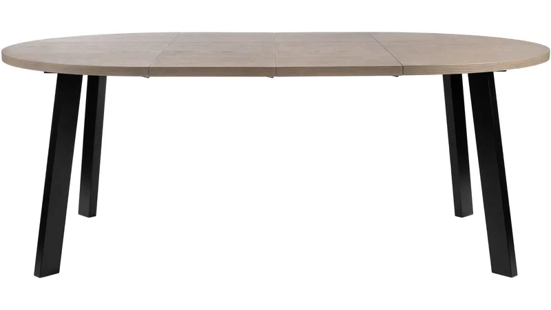 Matbord Porsvik Ø120 cm inkl 2 Ilägg á 40 cm - Grå - Möbler - Bord & matgrupper - Matbord & köksbord