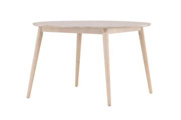 Matbord Peach Flora Dining Table ø120 - Whitewash / Veneer Whitewash - Möbler - Bord & matgrupper - Matbord & köksbord