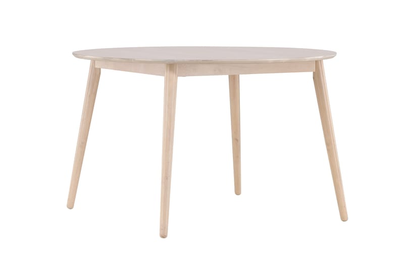 Matbord Peach Flora Dining Table ø120 - Whitewash / Veneer Whitewash - Möbler - Bord & matgrupper - Matbord & köksbord