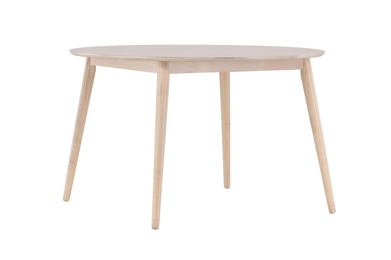 Matbord Peach Flora Dining Table ø120 - Whitewash / Veneer Whitewash - Möbler - Bord & matgrupper - Matbord & köksbord
