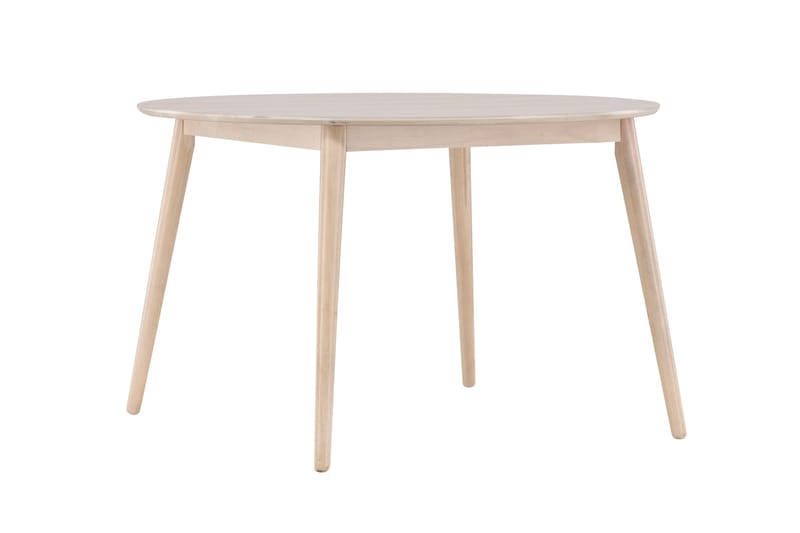Matbord Peach Flora Dining Table ø120 - Whitewash / Veneer Whitewash - Möbler - Bord & matgrupper - Matbord & köksbord
