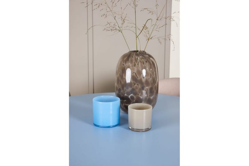 Matgrupp Bootcut Runt 110 cm Babyblå med 4st Astoria Stolar Beige - Beige - Möbler - Bord & matgrupper - Matgrupper