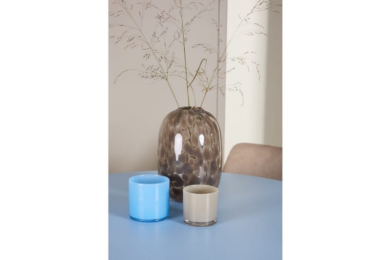 Matgrupp Bootcut Runt 110 cm Babyblå med 4st Night Stolar - Möbler - Bord & matgrupper - Matgrupper