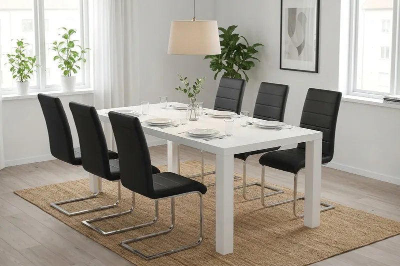 Matgrupp Cibus 180 cm med 4 Cibus stolar - Möbler - Bord & matgrupper - Matgrupper