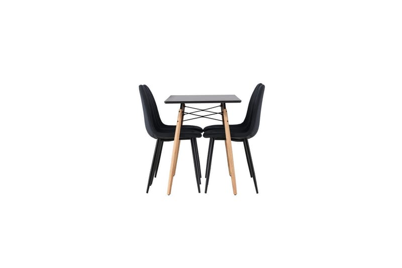 Matgrupp Danburi, Polar - Svart - Möbler - Bord & matgrupper - Matgrupper