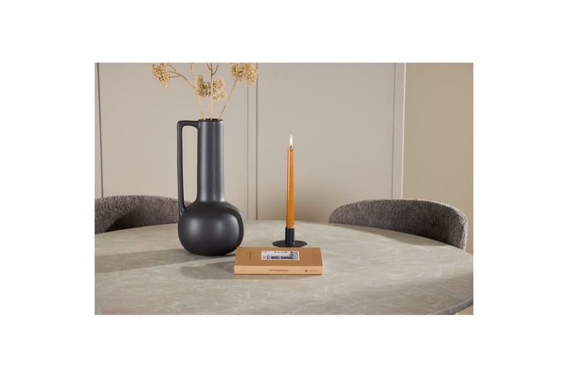 Matgrupp Lanzo Runt 120 cm Beige med 4st Astoria Stolar Brun - Brun - Möbler - Bord & matgrupper - Matgrupper