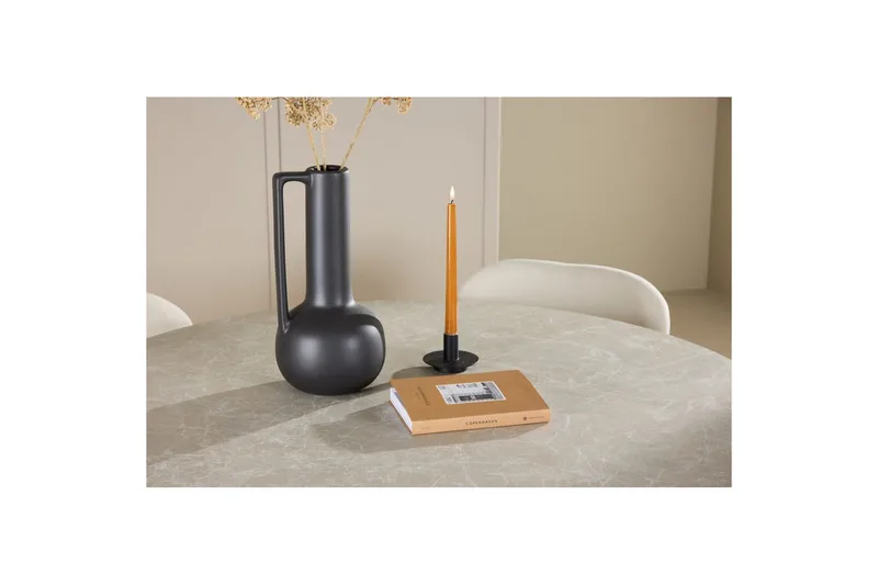 Matgrupp Lanzo Runt 120 cm med 4st Lilja Stolar Beige - Beige - Möbler - Bord & matgrupper - Matgrupper