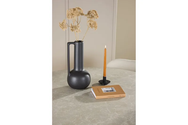 Matgrupp Lanzo Runt 120 cm med 4st Lilja Stolar Beige - Beige - Möbler - Bord & matgrupper - Matgrupper