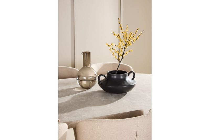 Matgrupp Narvik 100x200 cm Beige med 6st Astoria Stolar Beige - Beige - Möbler - Bord & matgrupper - Matgrupper