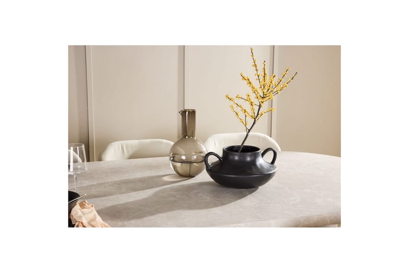 Matgrupp Narvik 100x200 cm Beige med 6st Lilja Stolar - Möbler - Bord & matgrupper - Matgrupper