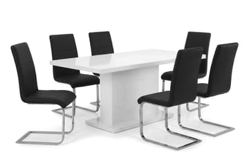 Matgrupp Ratliff 180 cm Förlängningsbar med 4 Cibus stolar - Möbler - Bord & matgrupper - Matgrupper