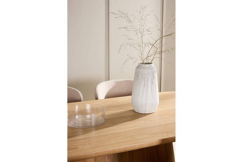 Matgrupp Stjärnö 200x90 cm Natur med 6st Astoria Stolar Beige - Beige - Möbler - Bord & matgrupper - Matgrupper