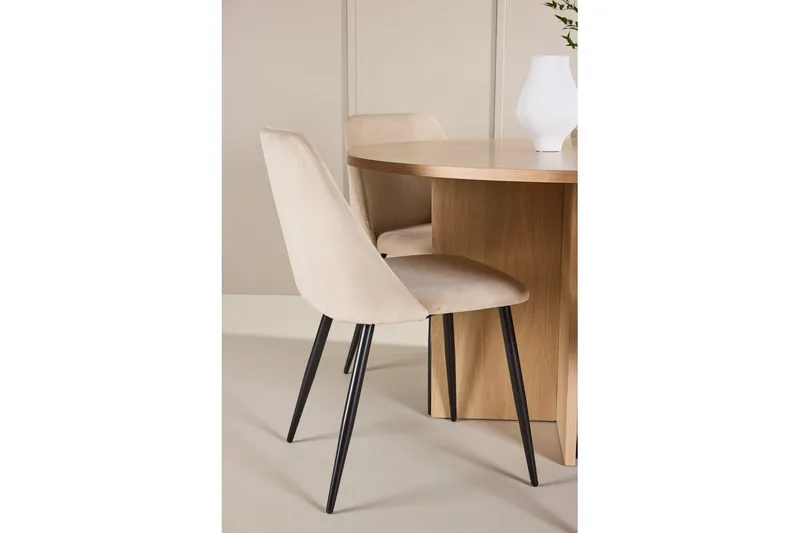 Matgrupp Strada Runt 120/170 cm med Night Stolar 6 st - 6 st - Möbler - Bord & matgrupper - Matgrupper