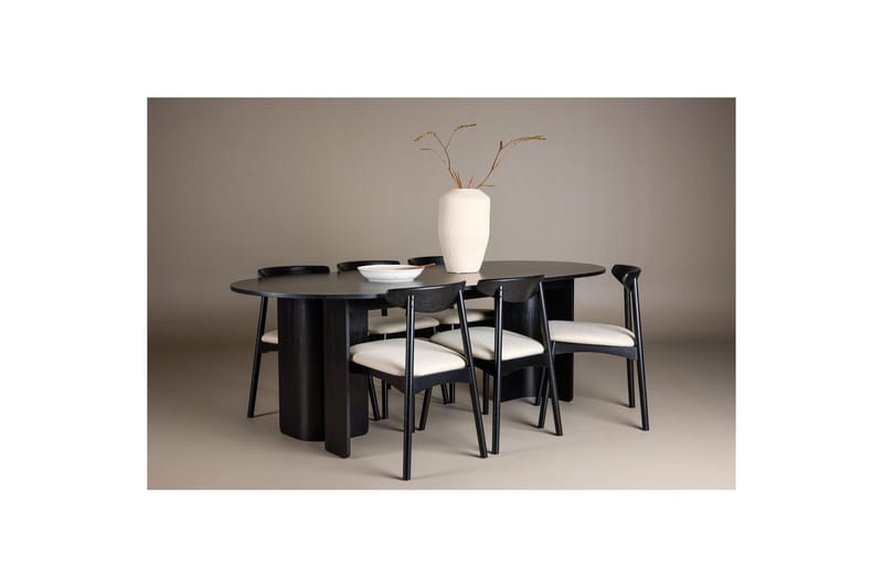 Matgrupp Ven, Tyresö - Svart - Möbler - Bord & matgrupper - Matgrupper
