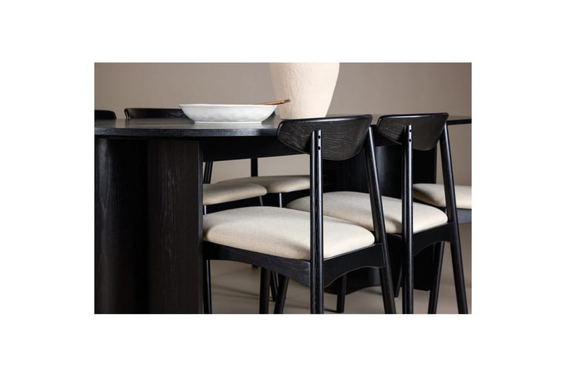 Matgrupp Ven, Tyresö - Svart - Möbler - Bord & matgrupper - Matgrupper