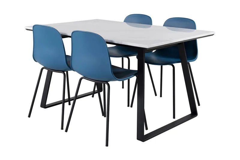 Admira Matgrupp 140 cm + 4 st Kullersbro Matstolar, undefined