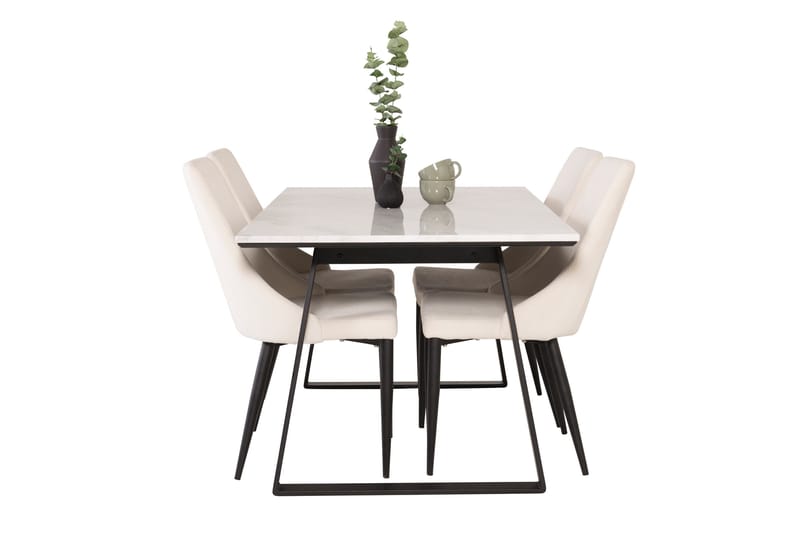 Admira Matgrupp med 4 Ludde Matstol - Möbler - Bord & matgrupper - Matgrupper