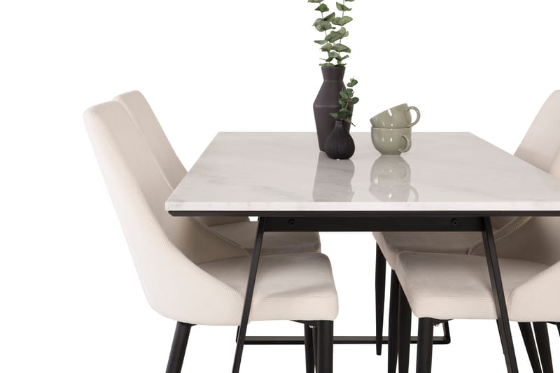 Admira Matgrupp med 4 Ludde Matstol - Möbler - Bord & matgrupper - Matgrupper