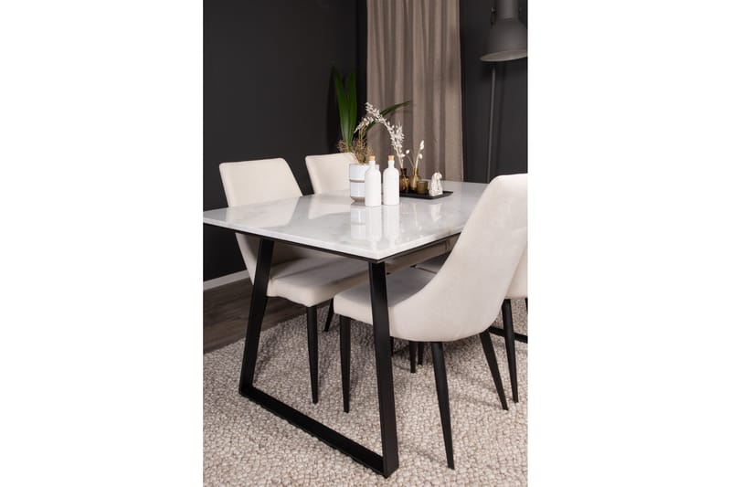 Admira Matgrupp med 4 Ludde Matstol - Möbler - Bord & matgrupper - Matgrupper