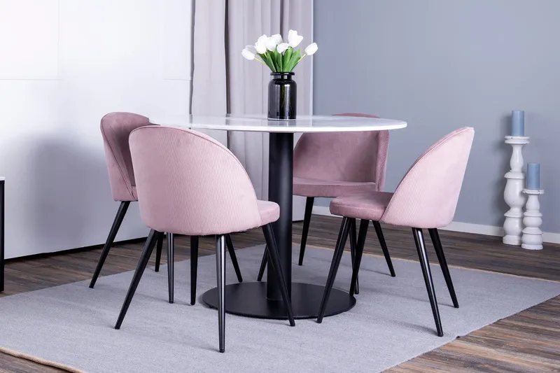 Admira Matgrupp med 4 Valeri Matstolar, undefined