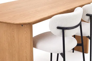 Alma Matgrupp rektangulärt 180 cm Ek med 6 Lucy Matstolar - Ek - Möbler - Bord & matgrupper - Matgrupper