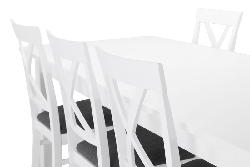 Altea Matbord med 6 st Hartford stolar - Vit - Matgrupper