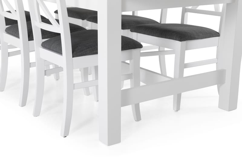 Altea Matbord med 6 st Hartford stolar - Vit - Matgrupper