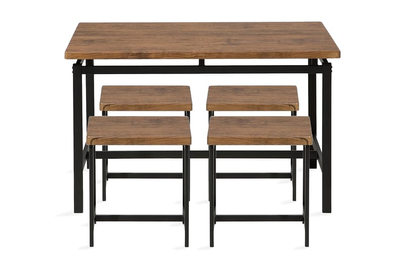 Arlington Matgrupp 75 cm - Svart - Möbler - Bord & matgrupper - Matgrupper