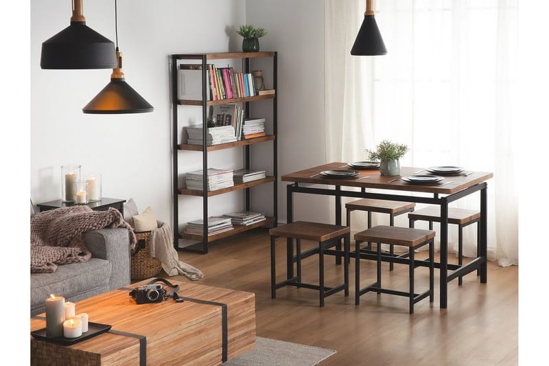 Arlington Matgrupp 75 cm - Svart - Möbler - Bord & matgrupper - Matgrupper