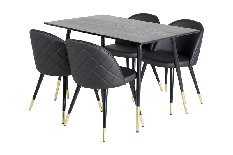 Balisa Matbord 120 cm med 4 st Valera Matstol, undefined