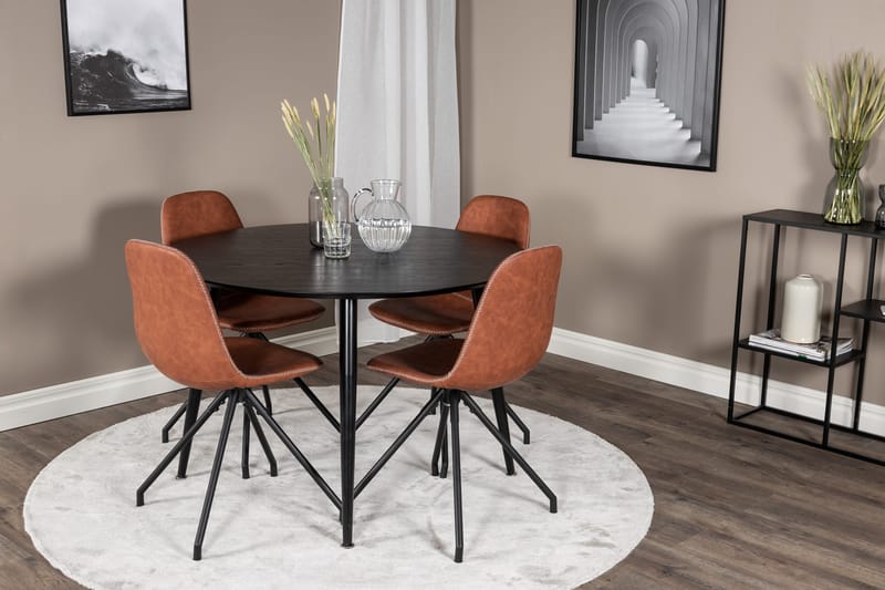 Balisa Matgrupp 115 cm Rund + 4 Ypas Matstolar, undefined