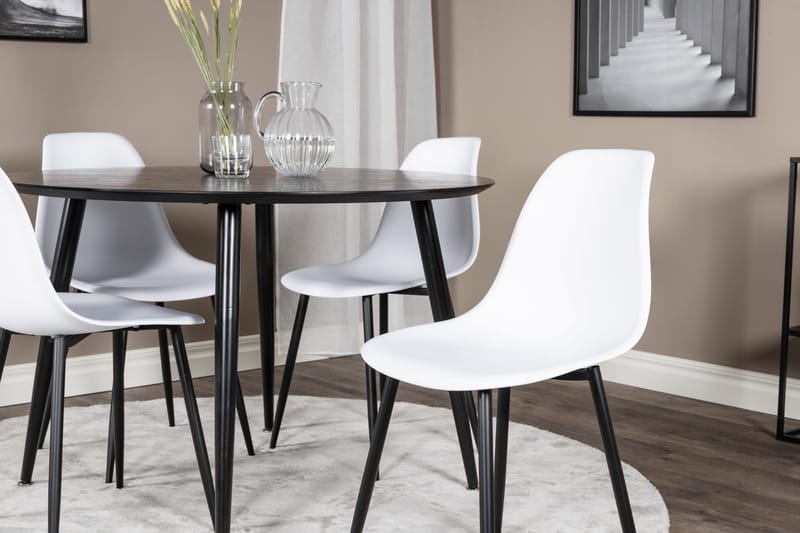 Balisa Matgrupp 115 cm Rund + 4 Ypas Matstolar - Möbler - Bord & matgrupper - Matgrupper