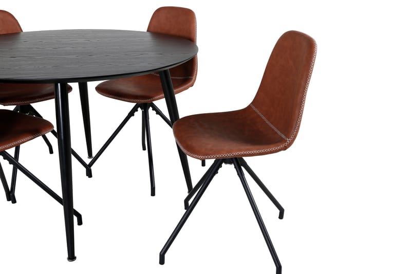 Balisa Matgrupp 115 cm Rund + 4 Ypas Matstolar - Möbler - Bord & matgrupper - Matgrupper