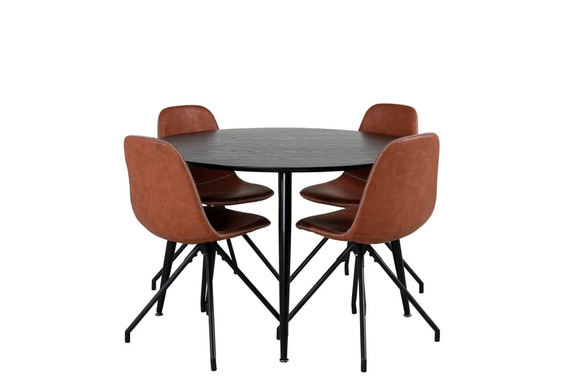 Balisa Matgrupp 115 cm Rund + 4 Ypas Matstolar - Möbler - Bord & matgrupper - Matgrupper