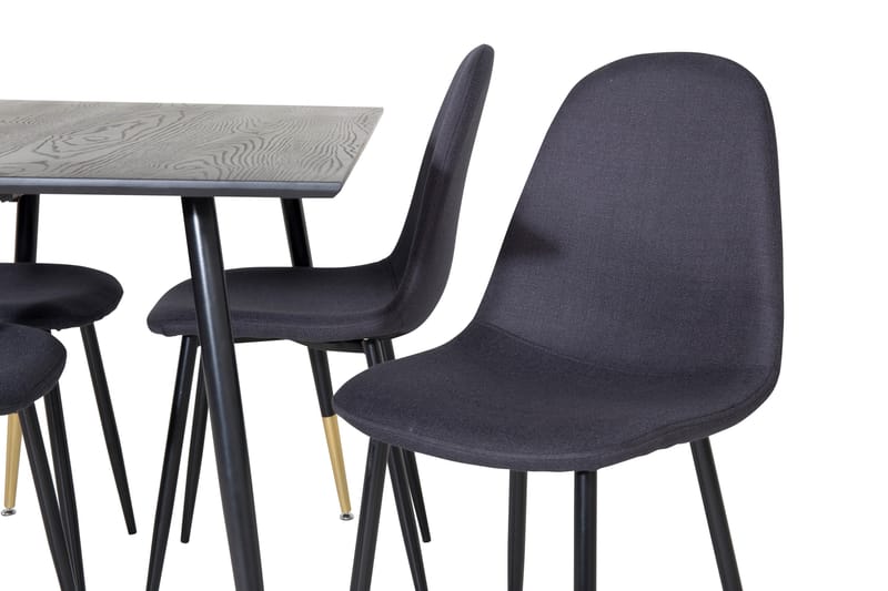 Balisa Matgrupp 120 cm inkl 4 Ypas Stolar - Svart - Möbler - Bord & matgrupper - Matgrupper