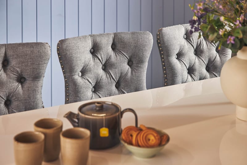 Cibus Matgrupp 180 cm inkl 6 Bergviken Stolar - Vit - Möbler - Bord & matgrupper - Matgrupper